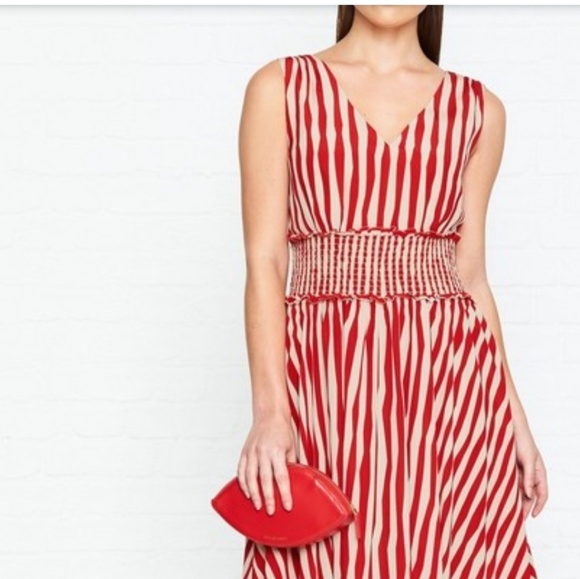 lk bennett red dress